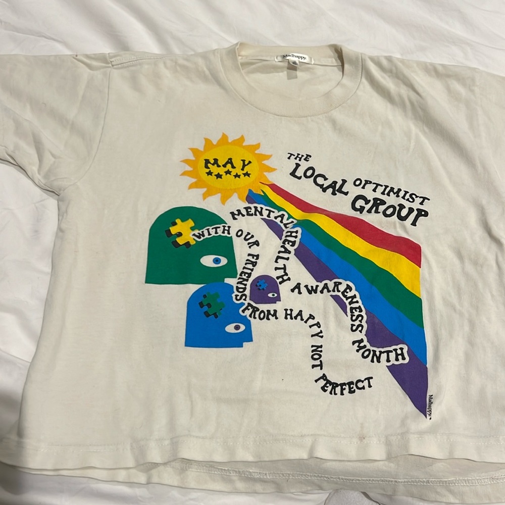 Madhappy Local Optimist Group Graphic Tee (Size X Small)